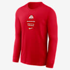 Ohio State Sideline Men's Nike Dri-FIT College Long-Sleeve T-Shirt